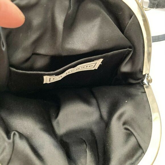 La Regale Vintage Satin Purse Evening Bag Clutch - Picture 7 of 9